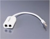 iPod Shuffle Fone de ouvido 3.5mm Jack Splitter (branco)